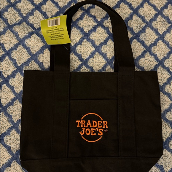 Trader Joe'S Handbags - Trader Joe's Black Tote Bag